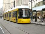 Flexity, Wagen 4001 am Alexanderplatz, Mrz 2009