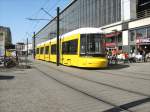 FLEXITY (Wagen 3001) am S-Bhf. Alexanderplatz, April 2009