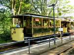 Hist. Strassenbahnzug in Berlin-Friedrichshagen, Endstelle Altes wasserwerk, 10.9.2009