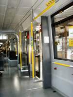 Im Flexity bei der Fahrt durch Weiensee, Berlin Dept. 2009