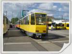 Tatra T6A im Bh Lichtenberg, nicht mehr im Einsatz in berlin - September 2009