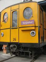 Hist. U-Bahnwagen 26 in der Werkstatt Seestrasse (Tag der offenen Tr)
