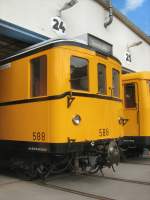 Hist. U-Bahnwagen 588 in der Werkst. Seestrasse, 2008 (Tag der offenen Tr)