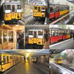 Montagebild U3 mit A1-Zug, 15.3.2009