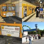 Neuerffnung der U 55, Erffnungszug als Vollzug - 8. 8. 2009