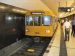 Im U-Bhf Brandenburger Tor, 3. Betriebstag 10.8.2009