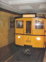 Wagen 404 im U-Bhf Fehrbelliner Platz, Berlin 13.9.2009