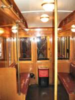 Innenansicht hist. U-Bahnzug, Foto von 2007