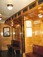 Innenansicht hist. U-Bahnzug, Foto von 2007
