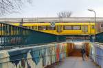 U-bahn in Biesdorf-Sd, Januar 2009