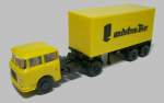Skoda 706 RTN Container-Sattelzug Landskron Bier. Hersteller Hruska Permot. Modellmastab 1:87 Weitere Modelle auf meiner Homepage http://www.skoda-modelle.de 

