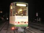 Tatra-Wagen 172 am Abend in Brandenburg, 2006