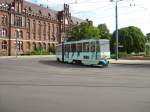 KT4D kommt vom Stadion, biegt vor der Hauptpost Richtung Bahnhof ab - 9.5.2009