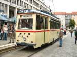 Tw 46 am Platz der Einheit (Strassenbahnjubilum Potsdam 2007)