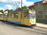 Tw 28 mit Beiwagen in Woltersdorf Schleuse, 23.5.2009