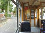 Innenansicht Triebwagen Typ Gotha, Strassenbahn Woltersdorf Juni 2009