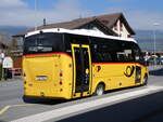 (273'065) - PostAuto Zentralschweiz - Nr. 301/OW 5300/PID 11'110 - Iveco/Rosero (ex HW Kleinbus, Giswil) am 18. Mrz 2025 beim Bahnhof Giswil