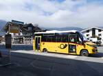 (273'068) - PostAuto Zentralschweiz - Nr. 301/OW 5300/PID 11'110 - Iveco/Rosero (ex HW Kleinbus, Giswil) am 18. Mrz 2025 beim Bahnhof Giswil