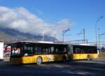 (269'458) - PostAuto Wallis - Nr. 52/VS 358'319/PID 11'211 - MAN (ex TMR Martigny Nr. 142) am 29. November 2024 beim Bahnhof Martigny