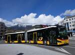 (272'768) - PostAuto Wallis - Nr. 86/VS 548'726/PID 11'889 - MAN am 11. Mrz 2025 beim Bahnhof Sion