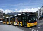 (273'954) - PostAuto Wallis - Nr. 63/VS 49'629/PID 10'956 - MAN am 14. April 2025 beim Bahnhof Sion