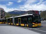 (273'979) - PostAuto Wallis - Nr. 85/VS 548'725/PID 11'888 - MAN am 14. April 2025 beim Bahnhof Sion