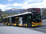 (273'991) - PostAuto Wallis - Nr. 87/VS 548'727/PID 11'890 - MAN am 14. April 2025 beim Bahnhof Sion