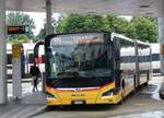 (276'238) - PostAuto Nordschweiz - BL 107'996/PID 12'060 - MAN am 3. Juni 2025 beim Bahnhof Laufen