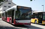 (278'884) - Intertours, Domdidier - Nr. 671/FR 300'671 - Solaris (ex PostBus/A BD 15'715) am 15. August 2025 beim Bahnhof Ddingen
