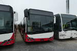 (281'968) - Intertours, Domdidier - Nr. 705 - Solaris (ex PostBus/A BD 15'717) am 1. November 2025 in Domdidier, Garage
