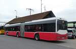 (282'018) - Intertours, Domdidier - Nr. 699/FR 300'699 - Solaris (ex PostBus/A BD 15'716) am 1. November 2025 beim Bahnhof Ins