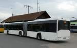 (282'025) - Intertours, Domdidier - Nr. 641/FR 300'641 - Solaris (ex PostBus/A BD 15'710) am 1. November 2025 beim Bahnhof Ins