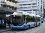 (273'161) - VBZ Zrich - Nr. 447/ZH 907'447 - Volvo am 24. Mrz 2025 beim Bahnhof Zrich Oerlikon