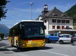 (276'889) - PostAuto Graubnden - GR 102'311/PID 11'642 - Iveco am 18. Juni 2025 beim Bahnhof Scuol-Tarasp
