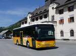 (276'894) - PostAuto Graubnden - GR 102'388/PID 11'643 - Iveco am 18. Juni 2025 beim Bahnhof Scuol-Tarasp