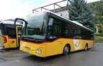 (280'192) - PostAuto Graubnden - GR 105'479/PID 10'068 - Iveco (ex Nr. 18; ex Nr. 21; ex Fontana, Ilanz Nr. 21) am 9. September 2025 in Ilanz, Garage Fontana