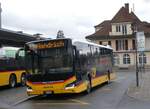 (269'719) - PostAuto Bern - BE 675'387/PID 12'066 - MAN am 9. Dezember 2024 beim Bahnhof Spiez 
