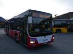 (269'973) - PostAuto Zentralschweiz - Nr. 530/OW 26'301/PID 12'338 - MAN (ex Dr. Richard, A-Wien Nr. 1418) am 17. Dezember 2024 beim Bahnhof Sarnen
