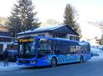 (270'261) - Engadin Bus, St. Moritz - Nr. 91/GR 156'991 - MAN (ex AHW Horgen; ex TRAVYS Yverdon Nr. 118) am 27. Dezember 2024 beim Bahnhof Zuoz