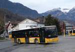 (271'438) - PostAuto Zentralschweiz - Nr. 511/OW 16'211/PID 10'290 - MAN (ex Nr. 11; ex Mattli, Wassen) am 24. Januar 2025 beim Bahnhof Sarnen