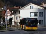 (271'446) - PostAuto Zentralschweiz - Nr. 501/OW 10'001/PID 10'265 - MAN (ex Nr. 9; ex Dillier, Sarnen Nr. 9) am 24. Januar 2025 beim Bahnhof Sarnen