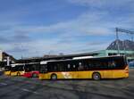 (271'454) - PostAuto Zentralschweiz - Nr. 502/OW 10'002/PID 10'266 - MAN (ex Nr. 5; ex Dillier, Sarnen Nr. 5) am 24. Januar 2025 beim Bahnhof Sarnen