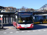 (273'079) - PostAuto Bern - BE 90'275/PID 12'337 - MAN (ex Dr. Richard, A- Wien Nr. 1413) am 20. Mrz 2025 beim Bahnhof Spiez