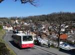 (273'080) - PostAuto Bern - BE 90'275/PID 12'337 - MAN (ex Dr. Richard, A-Wien Nr. 1413) am 20. Mrz 2025 in Spiez, Seestrasse