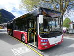 (274'163) - PostAuto Bern - BE 654'090/PID 12'339 - MAN (ex Dr. Richard, A-Wien Nr. 1419) am 24. April 2025 beim Bahnhof Interlaken West