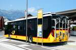 (279'227) - PostAuto Zentralschweiz - Nr. 516/OW 40'016/PID 11'747 - MAN (ex Nr. 16) am 19. August 2025 beim Bahnhof Sarnen