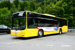 (279'490) - GrindelwaldBus, Grindelwald - Nr. 24/BE 364'408 - MAN/Gppel am 28. August 2025 in Lauterbrunnen, Parkhaus