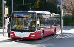 (281'869) - PostAuto Zentralschweiz - Nr. 564/OW 41'564/PID 12'449 - MAN (ex Dr. Richard, A-Wien Nr. 1427) am 28. Oktober 2025 beim Bahnhof Stans