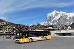 (285'385) - GrindelwaldBus, Grindelwald - Nr. 15/BE 525'871 - MAN am 13. M�rz 2026 beim Bahnhof Grindelwald