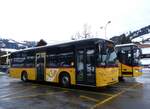 (270'705) - PostAuto Bern - BE 707'920/PID 11'459 - Volvo (ex Kbli, Gstaad BE 671'405; ex Kbli, Gstaad BE 21'779) am 6. Januar 2025 beim Bahnhof Gstaad